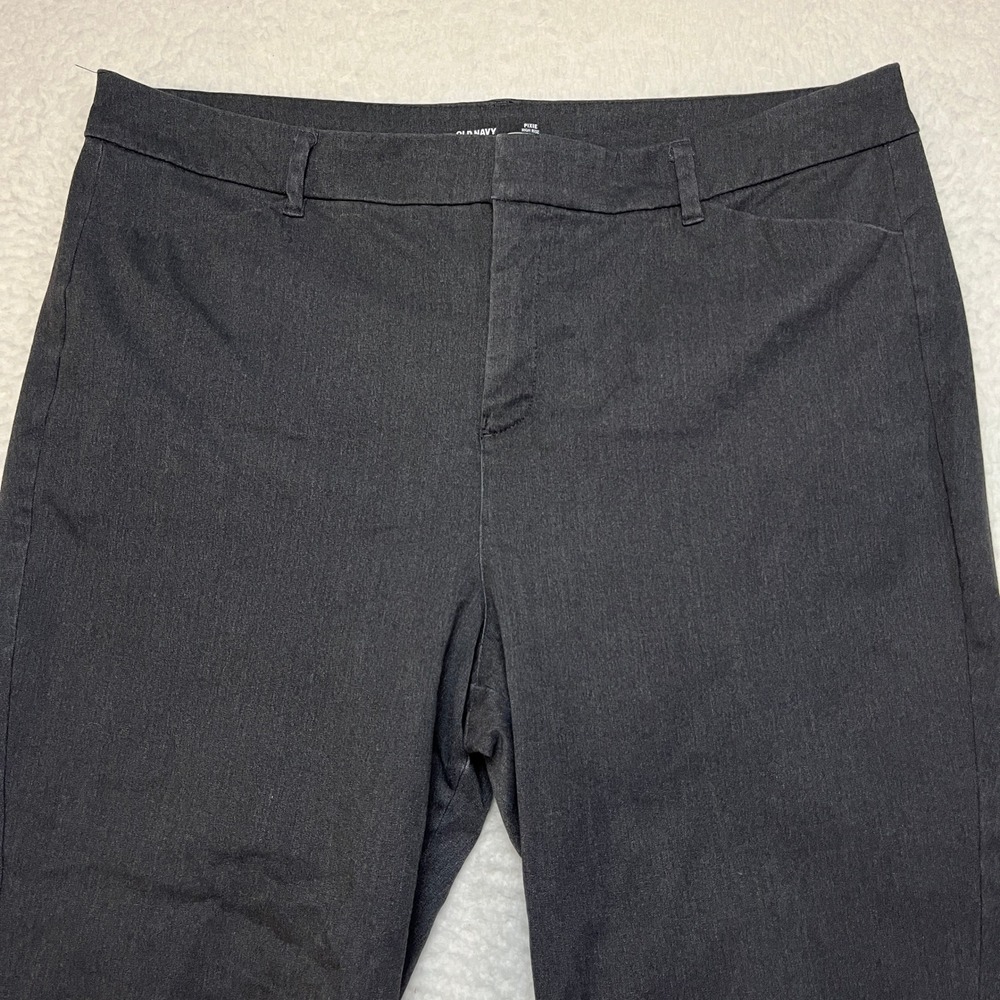 Old Navy Pants Womens 18 Dark Heather HR Pixie Ankle High Rise Secret Slim